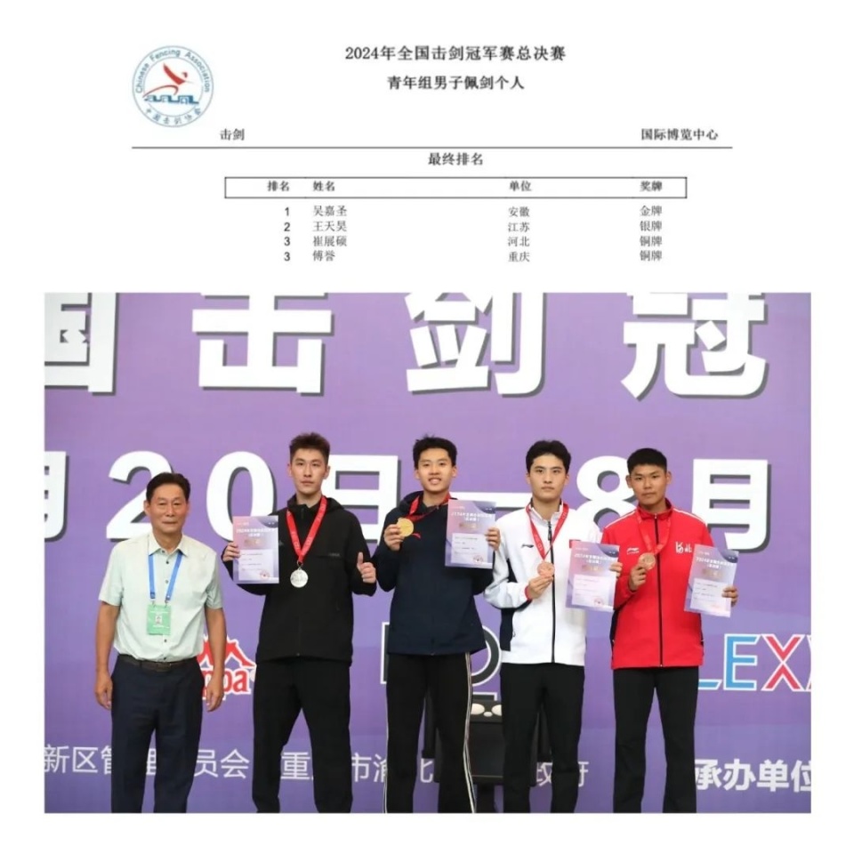 击剑比赛中德国选手连胜,斩获金牌 击剑比赛中德国选手连胜,斩获金牌