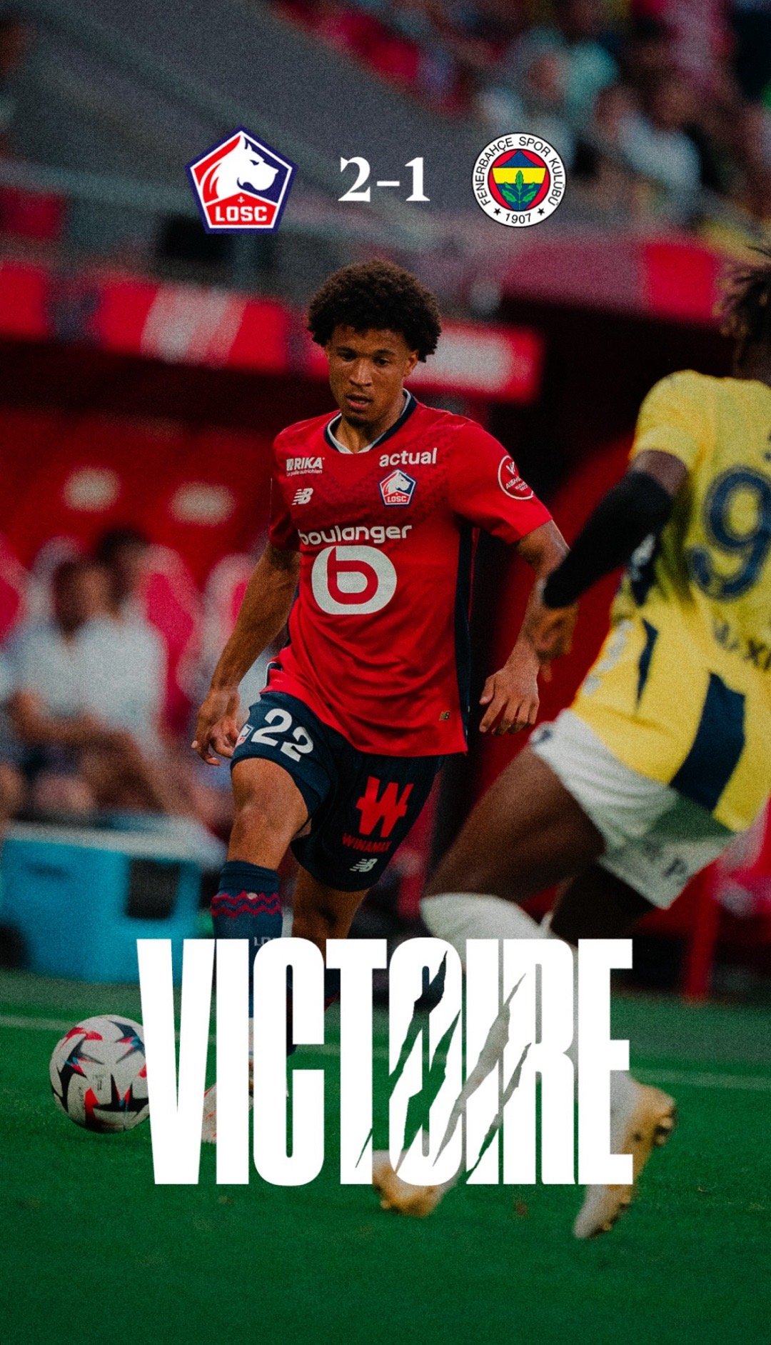 里尔中场助攻率先破门,帮助球队取胜 里尔中场助攻率先破门,帮助球队取胜