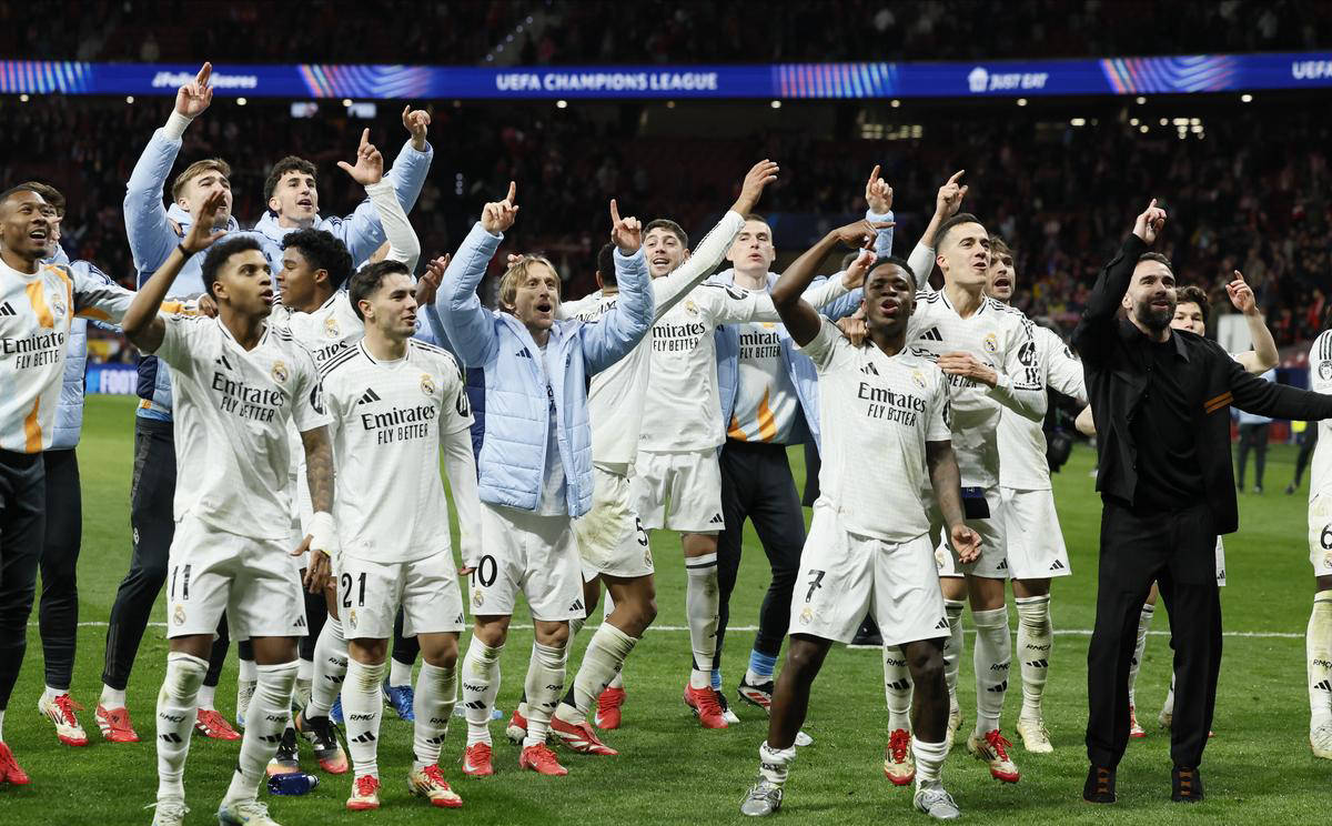 皇马横扫马德里竞技,晋级最后阶段 皇马横扫马德里竞技,晋级最后阶段